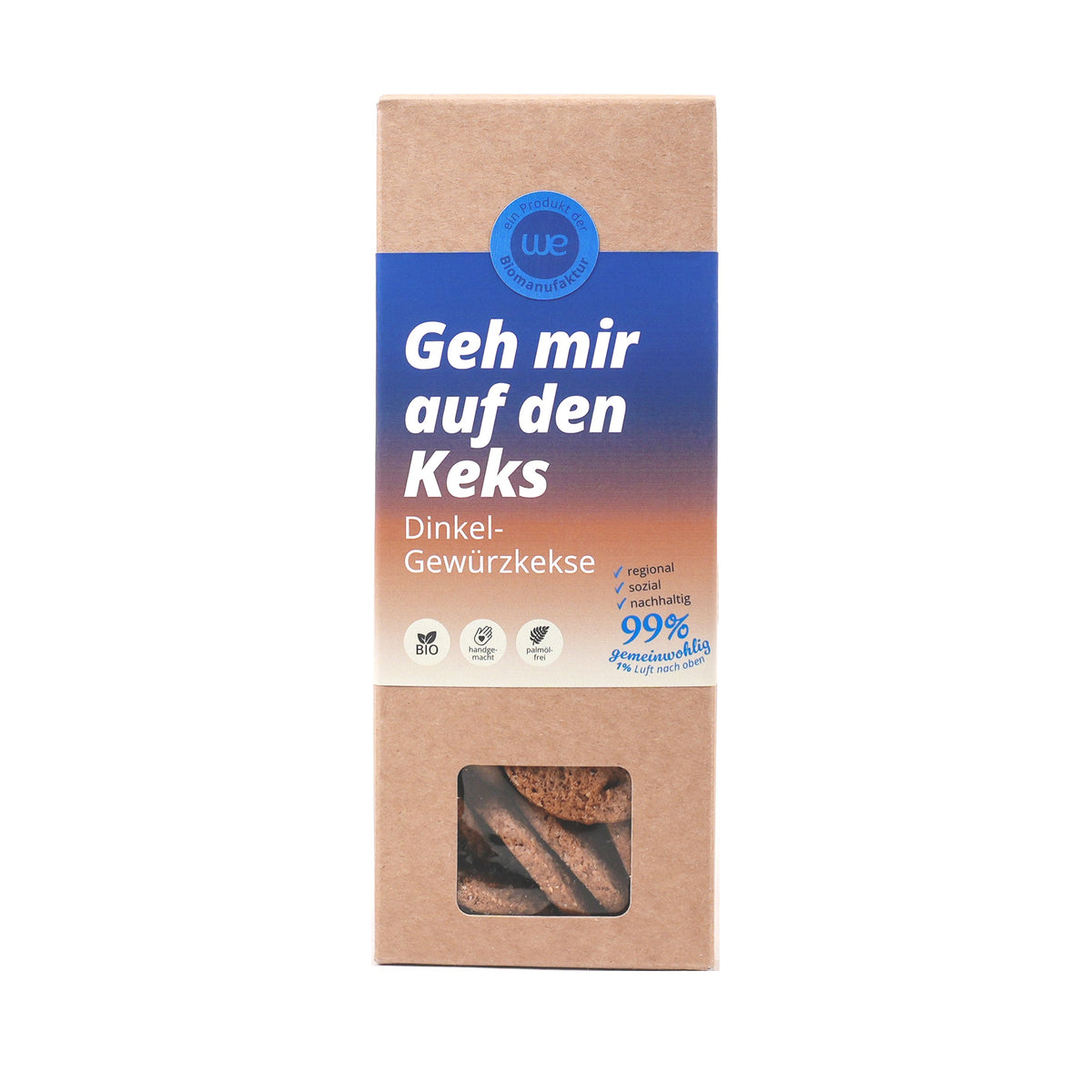 Dinkel-Gewürzkekse Bio