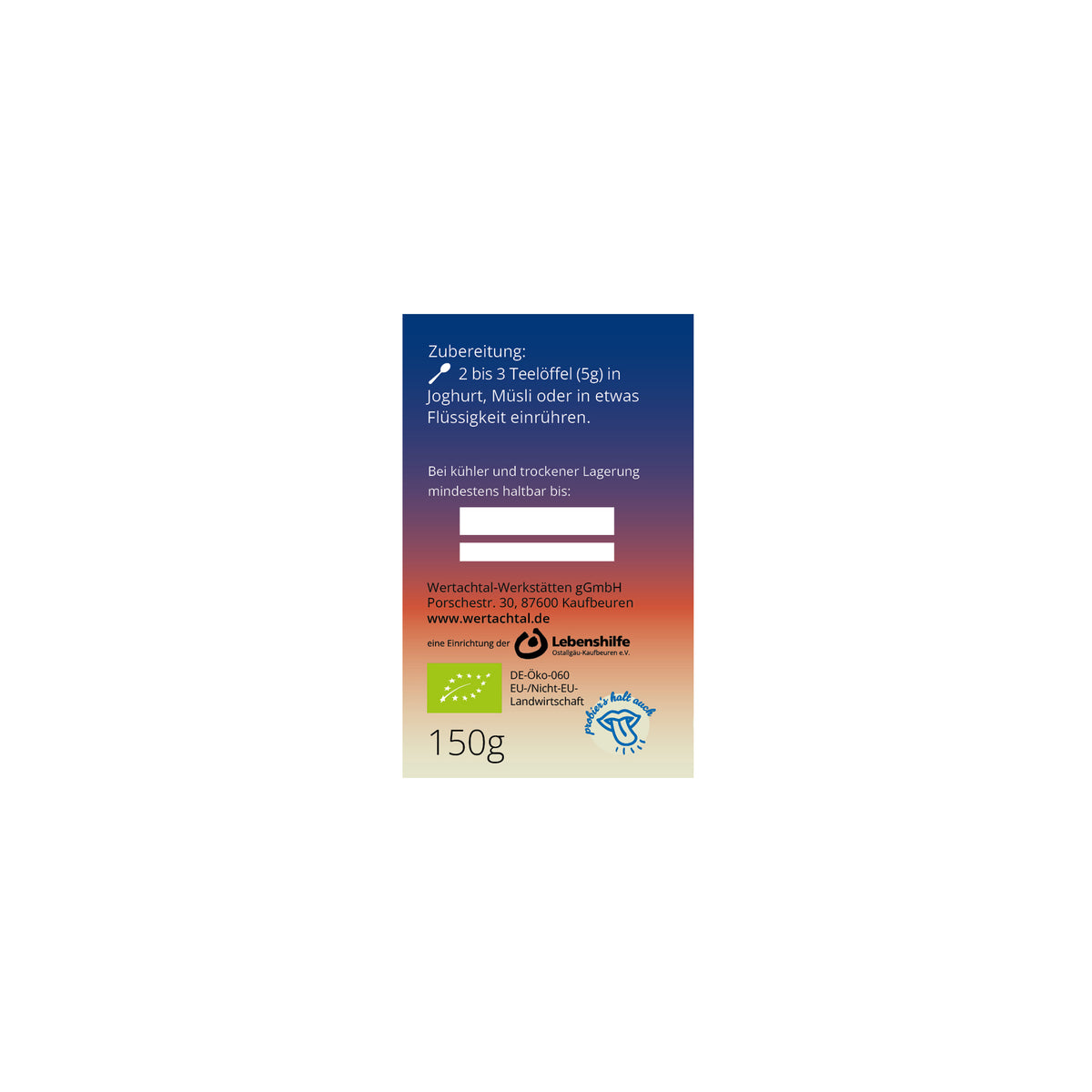 Hagebutten Pulver Bio (rosa cannina) AP-4, unverpackt in der Pfandbox